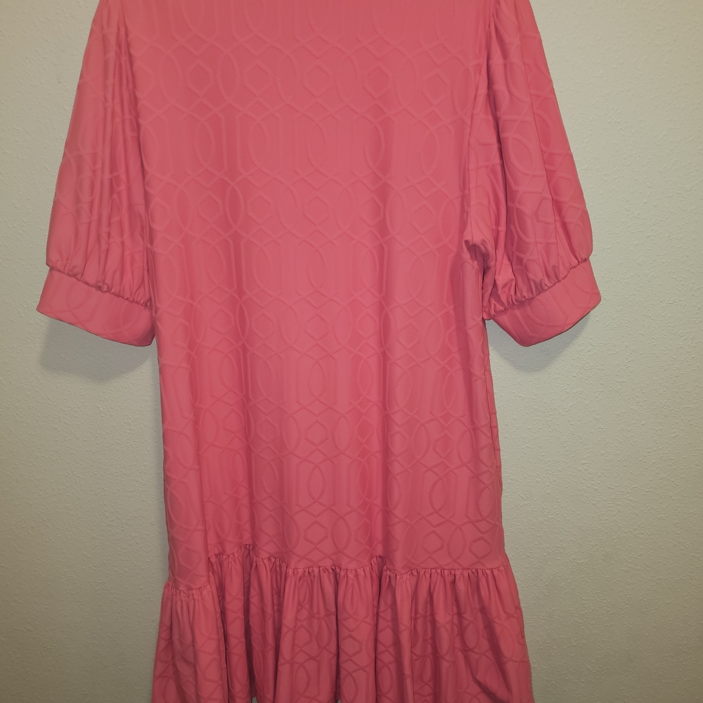 NWT Jude Connally Vibrant Pink Mini Dress. Size M - Picture 4 of 12